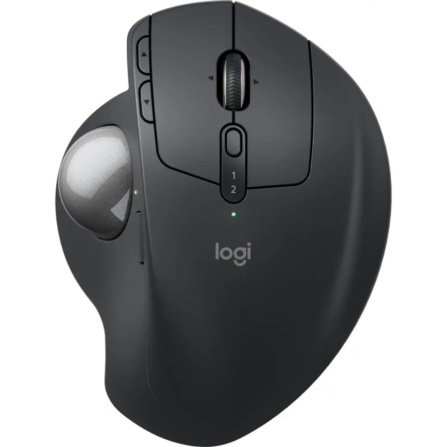 Logitech MX Ergo S Advanced Wireless Trackball Mouse USB C - Graphite