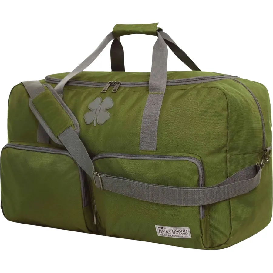 Lucky Brand Large Duffle Bag for Travel, Foldable Weekender Duffel bag