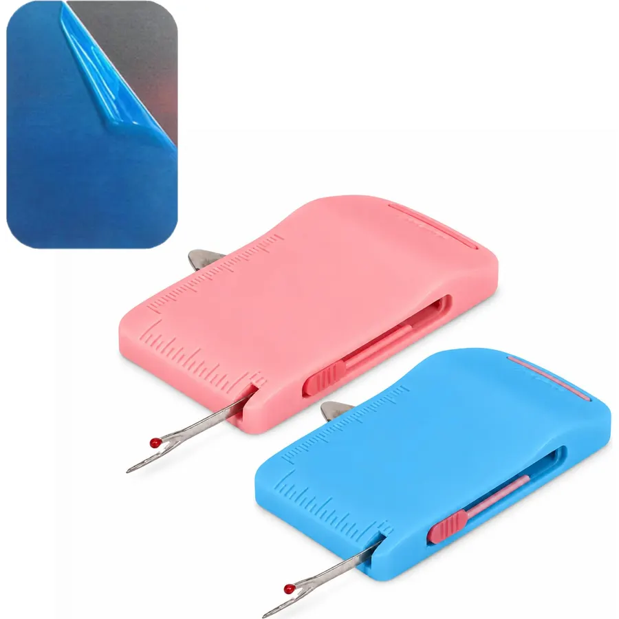 Magnetic Seam Guide for Sewing Machine with Built-in Seam Ripper & Scale
