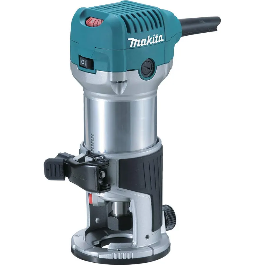 Makita RT0701C 1-1/4 HP Compact Router, Fixed Base