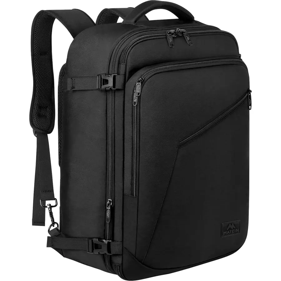 MATEIN Carry on Backpack, Extra Large Expandable Travel Backpack for Men