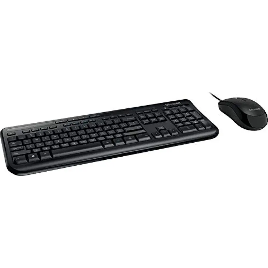 Microsoft Wired Desktop 600 - Keyboard and mouse set - USB - English - North American layout - black