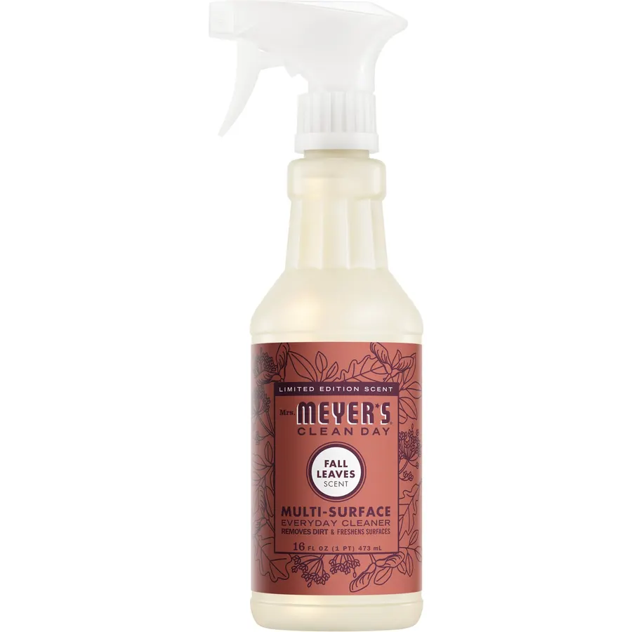 Mrs. MEYER'S CLEAN DAY Multi-Surface Cleaner, Fall Leaves, 16 Fl Oz (Pack of 6)