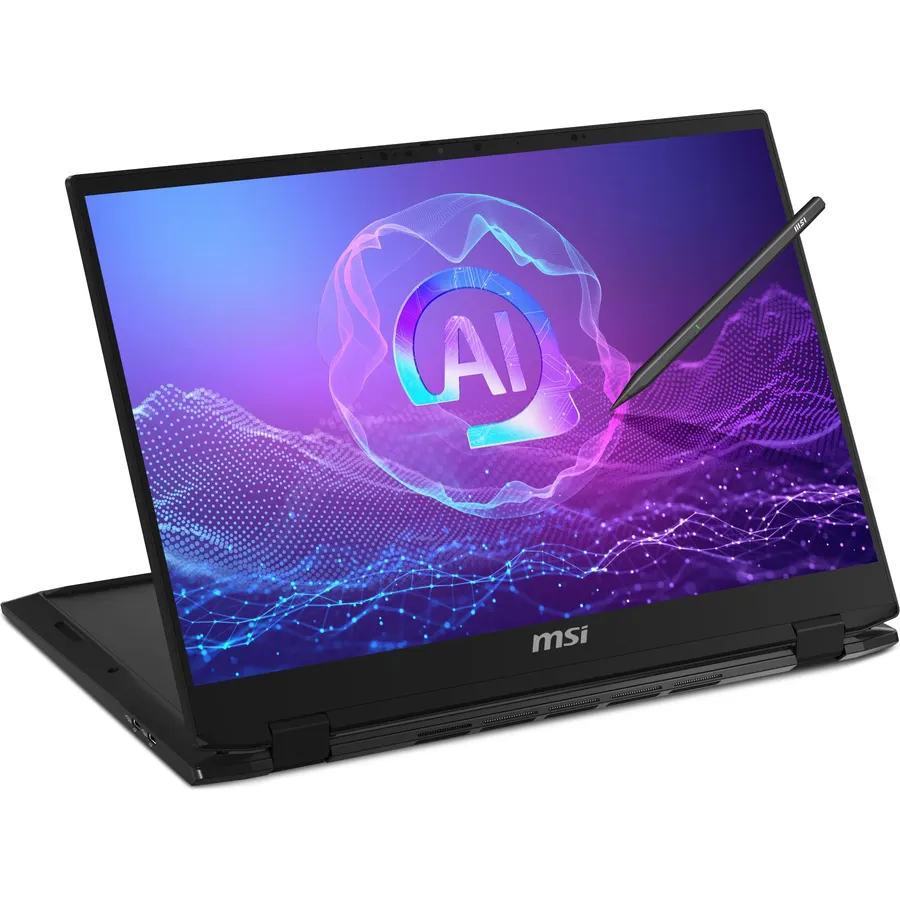 msi Summit A16 AI+ (2024) 16” QHD+ 165Hz 2-in-1 Touchscreen Laptop: AMD Ryzen AI 9-365, Radeon Graphics, 32GB LPDDR5x, 1TB NVMe SSD, 360 Flip, Pen, Win 11 Home: Ink Black A3HMTG-015US
