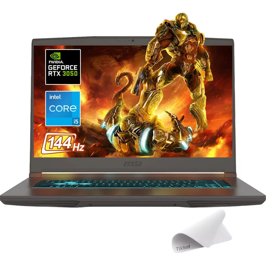 msi Thin 15.6 inch FHD 144Hz Gaming Laptop-Intel Core i5-13420H-NVIDIA GeForce RTX 3050 -Window 11 Home-W/Mouse pad (32GB RAM | 1TB PCIe SSD)