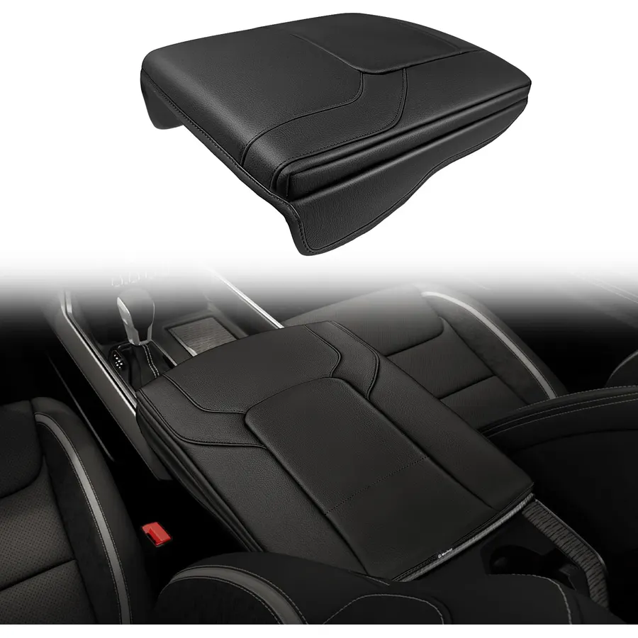 Muslogy Armrest Cover for Ram1500 2500 3500 2019-2026, Extra Thick, Bucket