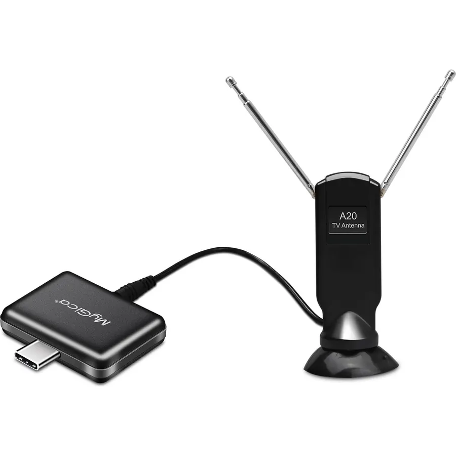 MyGica Mirco USB to Type C TV Tuner Card, Watching ATSC Digital TV Anywhere, Freeview HD TV Receiver, Recast Wireless HDTV Stick Tuner, USB TV Antenna for Android Phone Tablet PC Pad, No Internet Need