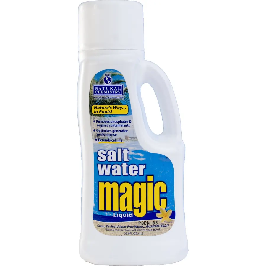 Natural Chemistry Pool Salt Water Magic Liquid, 1 Liter, Single Pack