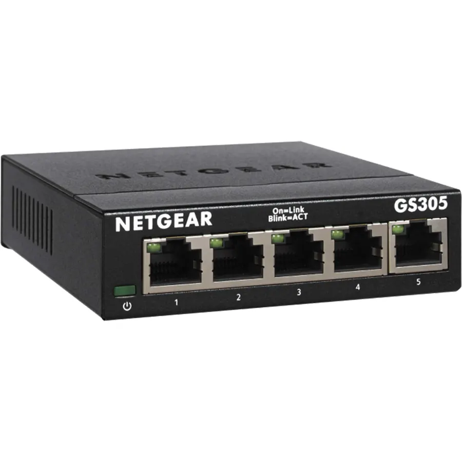 NETGEAR 5-Port Gigabit Ethernet Unmanaged Network Switch (GS305)