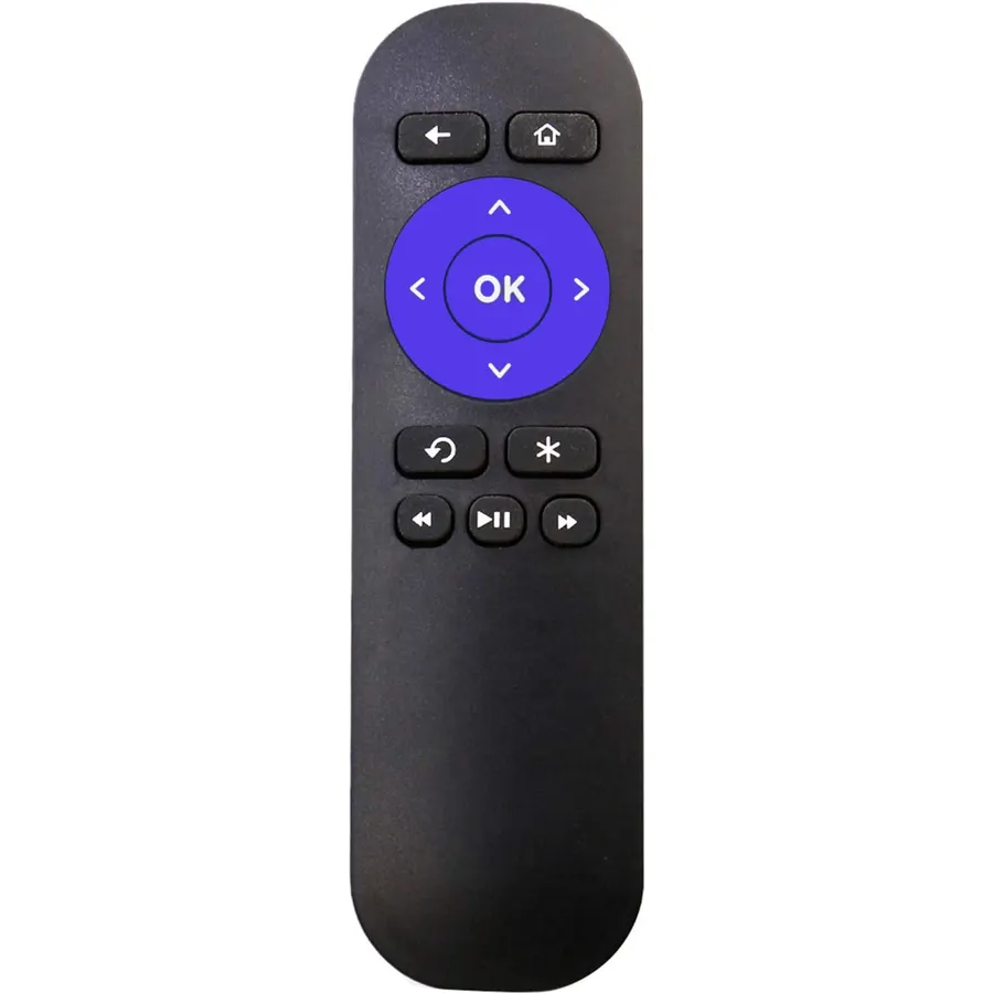 New Remote Control Replaced for Roku Player LT HD XD XS 1 2 3 4, w MGO Amazon Netflix, Vudu Pandora Crackle 6 hotkeys. NOT for Roku Stick HDMI TV