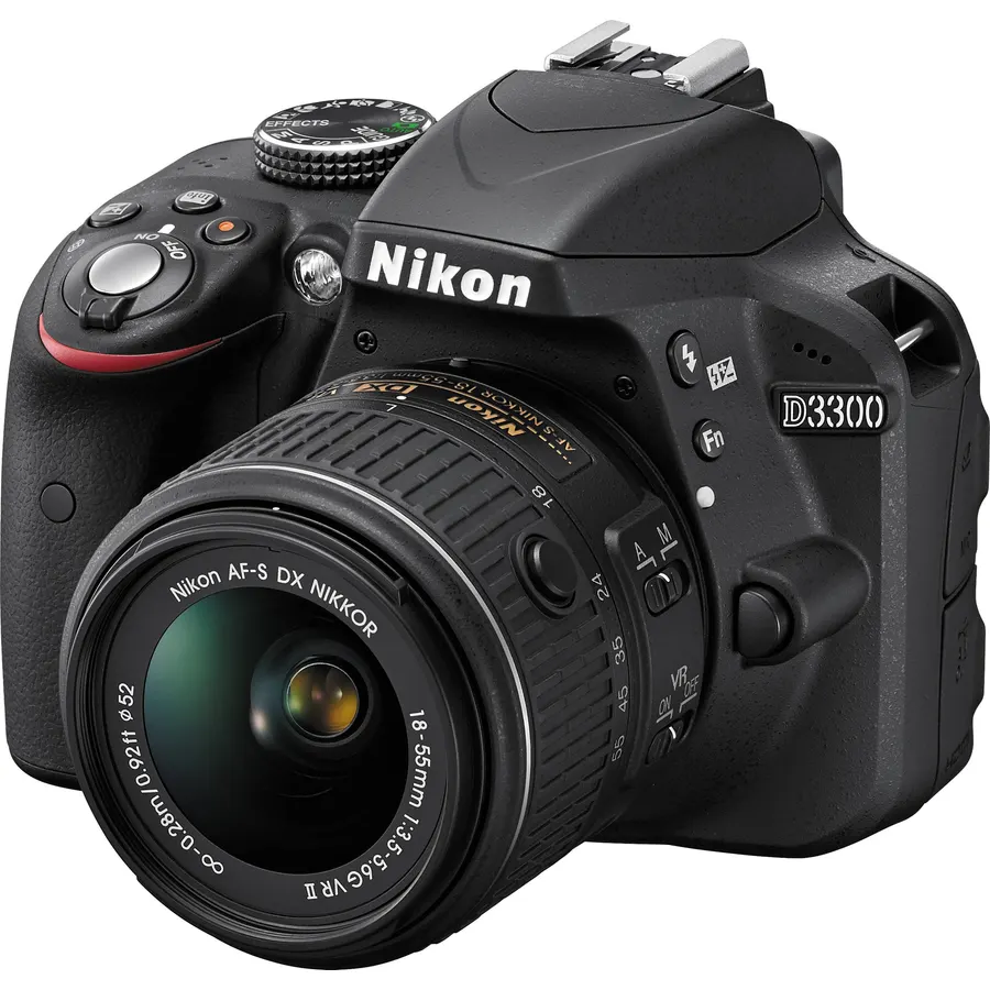 Nikon D3200 24.2 MP CMOS Digital SLR with 18-55mm f/3.5-5.6 AF-S DX VR NIKKOR Zoom Lens (Black)