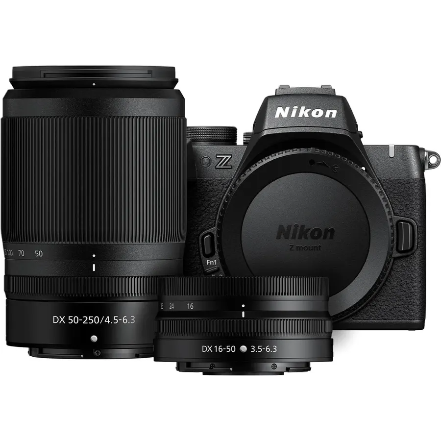 Nikon Z50 II with Two Lenses | Compact mirrorless Stills/Video Camera with Easy Color presets and Wireless Photo Sharing | USA Model