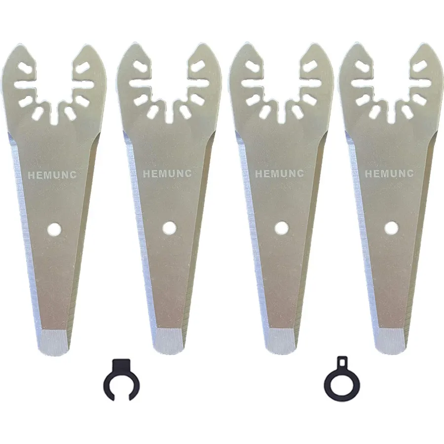 Oscillating Scraper Blades for Caulk Adhesive Sealant Removal for Dewalt Milwaukee Ryobi Bosch Craftsman Dremel Mulimaster Rockwell Multitool Scraper Blades