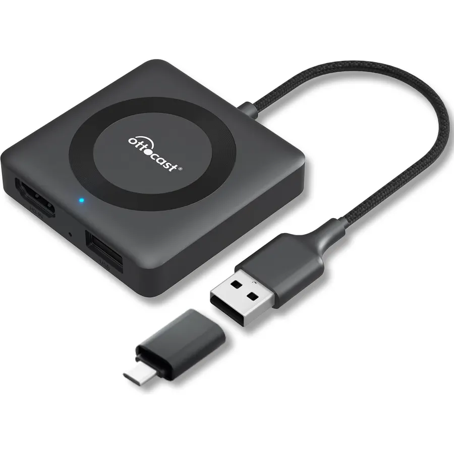 Ottocast Car TV Mate Max Wireless CarPlay & Android Auto Adapter