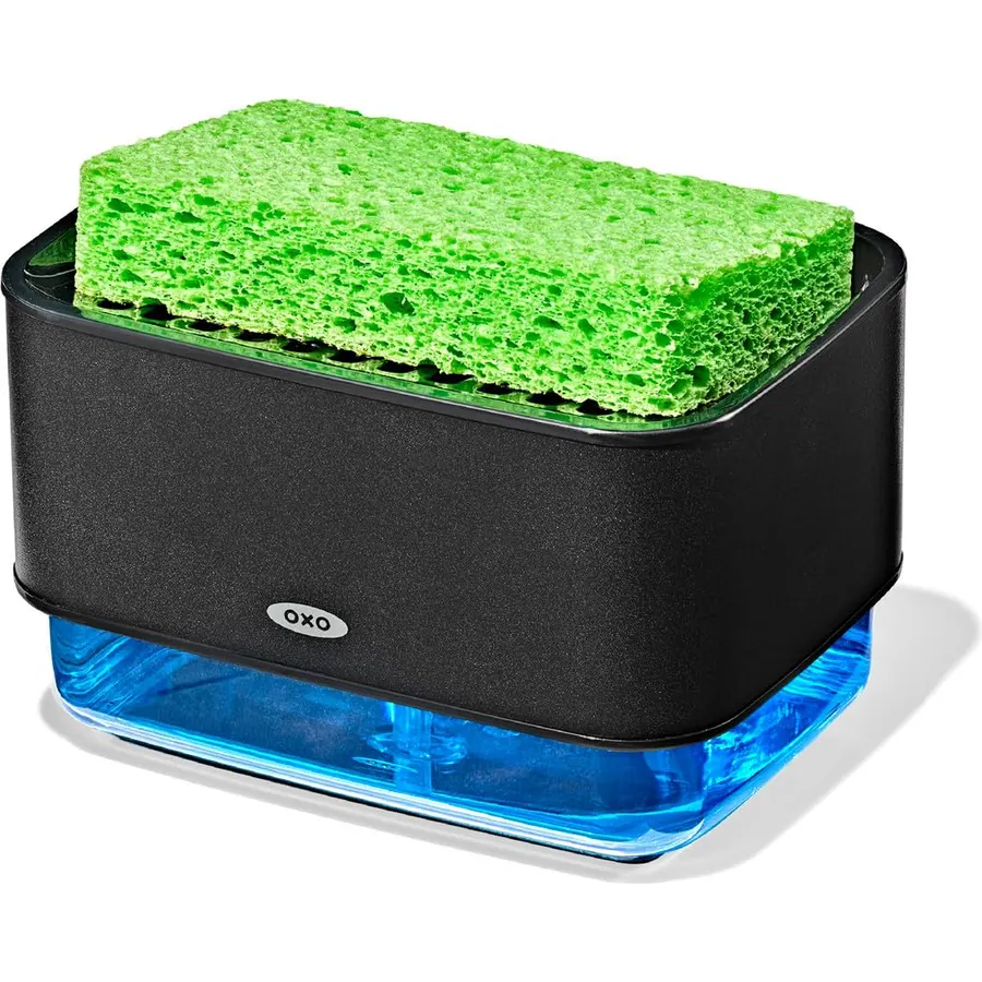 OXO Good Grips Soap Dispensing Sponge Holder - Matte Black