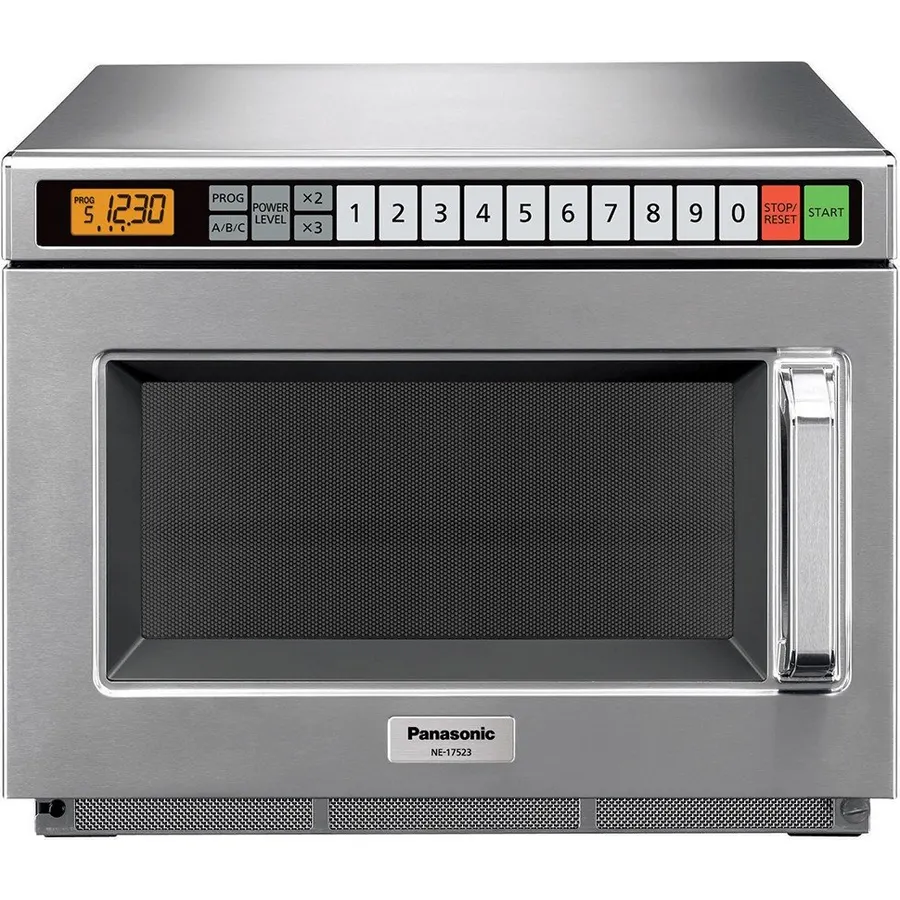 Panasonic 1700W Digital Commercial Microwave Oven, 208/240V, 0.6 ft