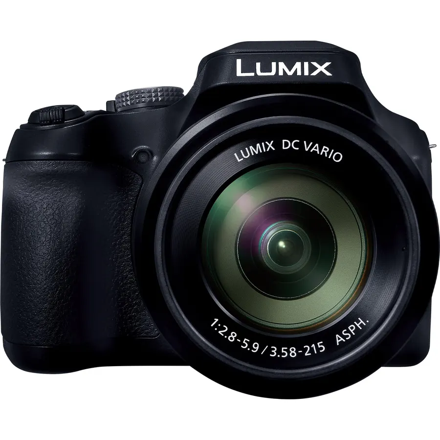 Panasonic LUMIX FZ80D Point and Shoot Digital Camera 4K Photo/Video Recording with Power Optical Image Stabilizer, Vlogging Camera with 60X Optical Zoom & 20-1200mm Wide-Angle Lens - DC-FZ80D