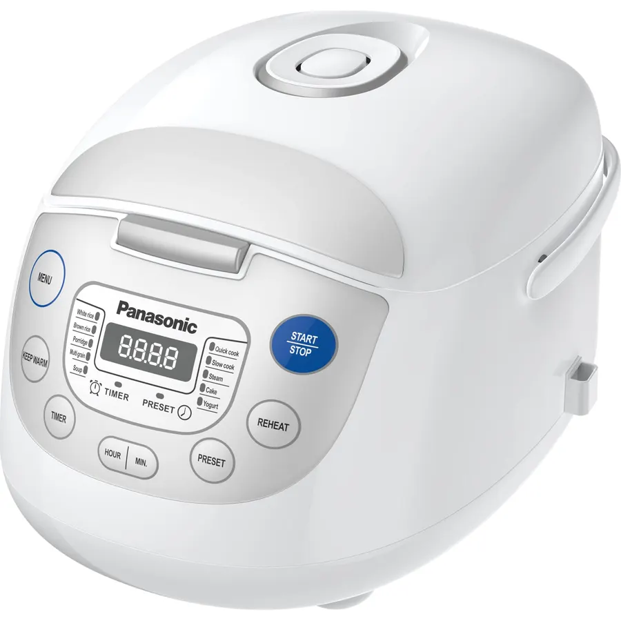 Panasonic SRZC123L Rice Cooker 6 Cup (Uncooked) Fuzzy Logic, Silver