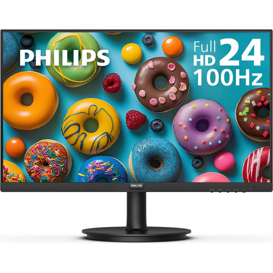 Philips 22 Inch Computer Monitor FHD 100Hz VA VESA Flicker-Free, 221V8LB