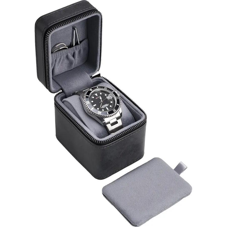 ProCase Single Watch Travel Case for Men, Portable Watch Holder -Darkgray