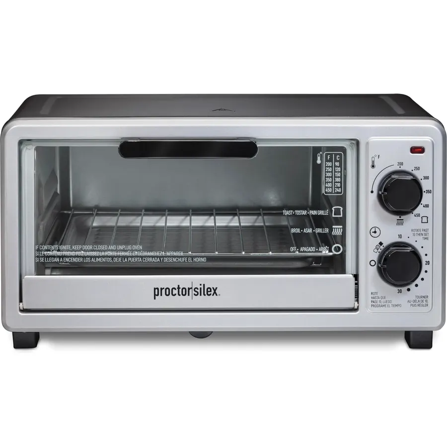 Proctor Silex 4 Slice Countertop Toaster Oven