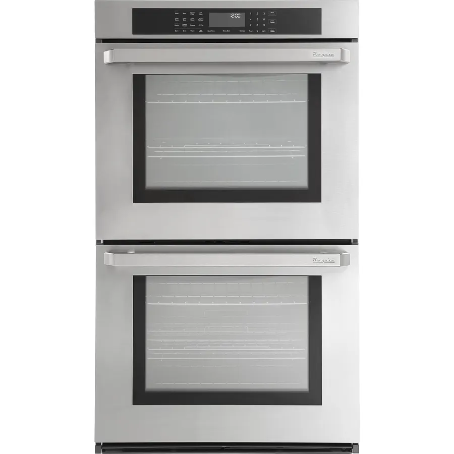 Rangaire RWOD301GS 30" Glass Touch Double Wall Oven - Stainless Steel, Electric Oven, True Convection, Self Cleaning, Easy Reach Racks