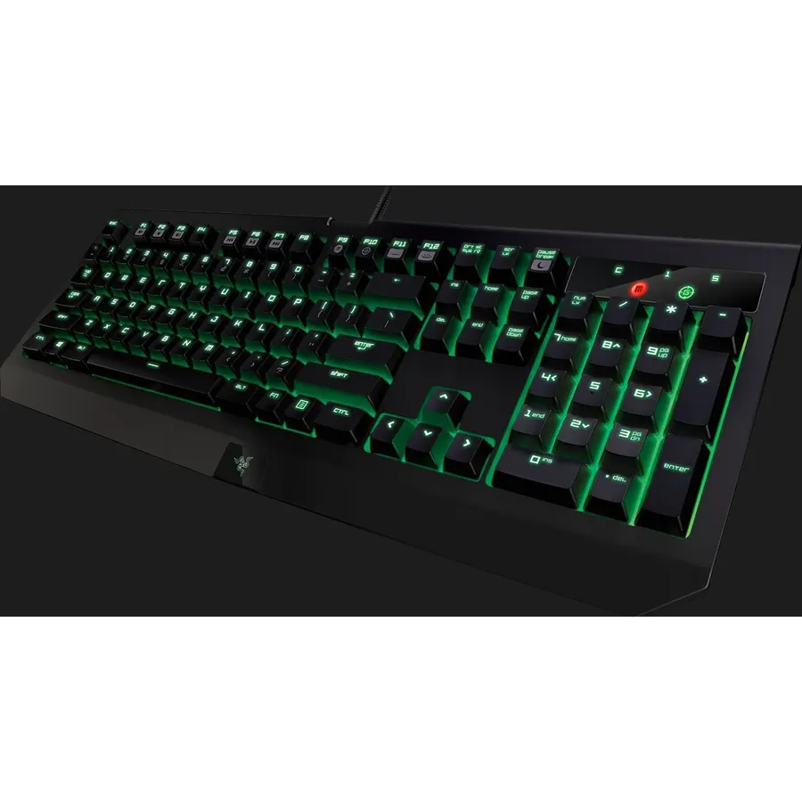 Razer BlackWidow Ultimate: Esports Gaming Keyboard - Dust and Spill Resistant - Individually Backlit Keys - Razer Green Mechanical Switches (Tactile and Clicky)