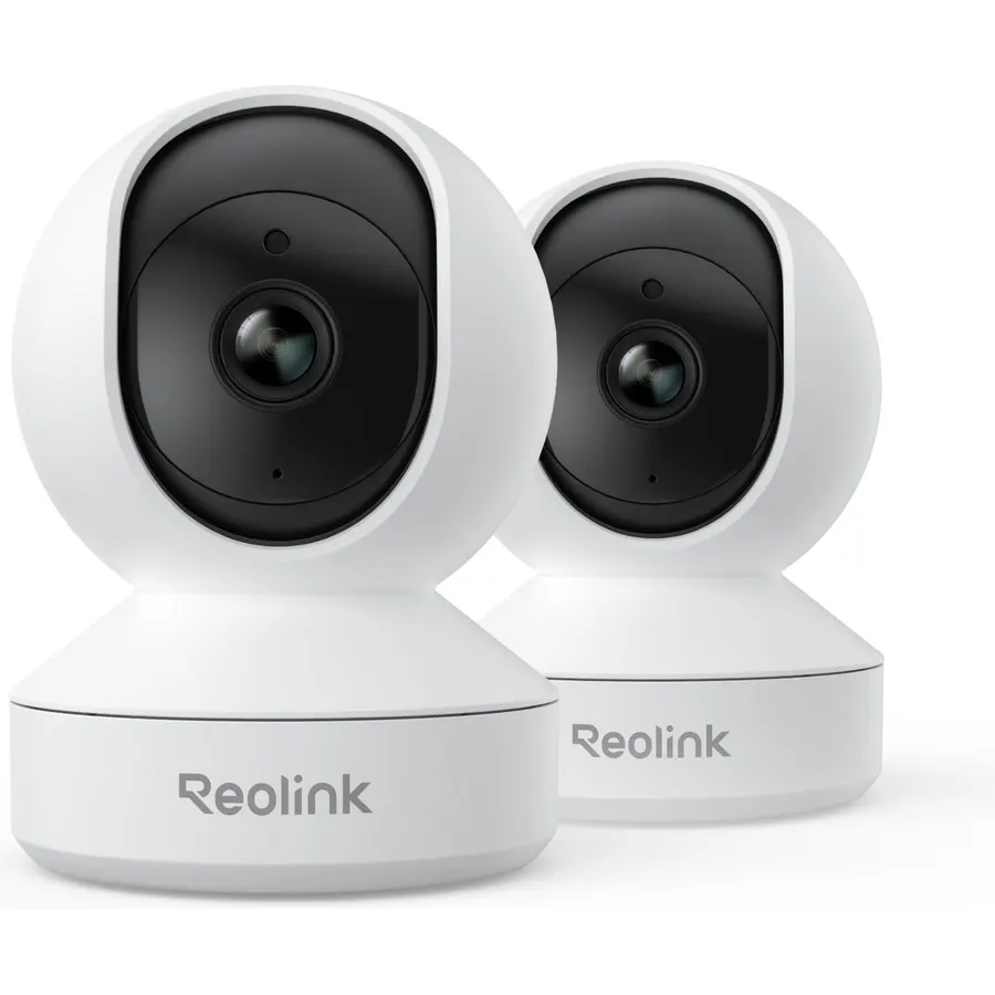 REOLINK Home Security Camera System, E1(2 Pack), Smart Human/Pet Detection