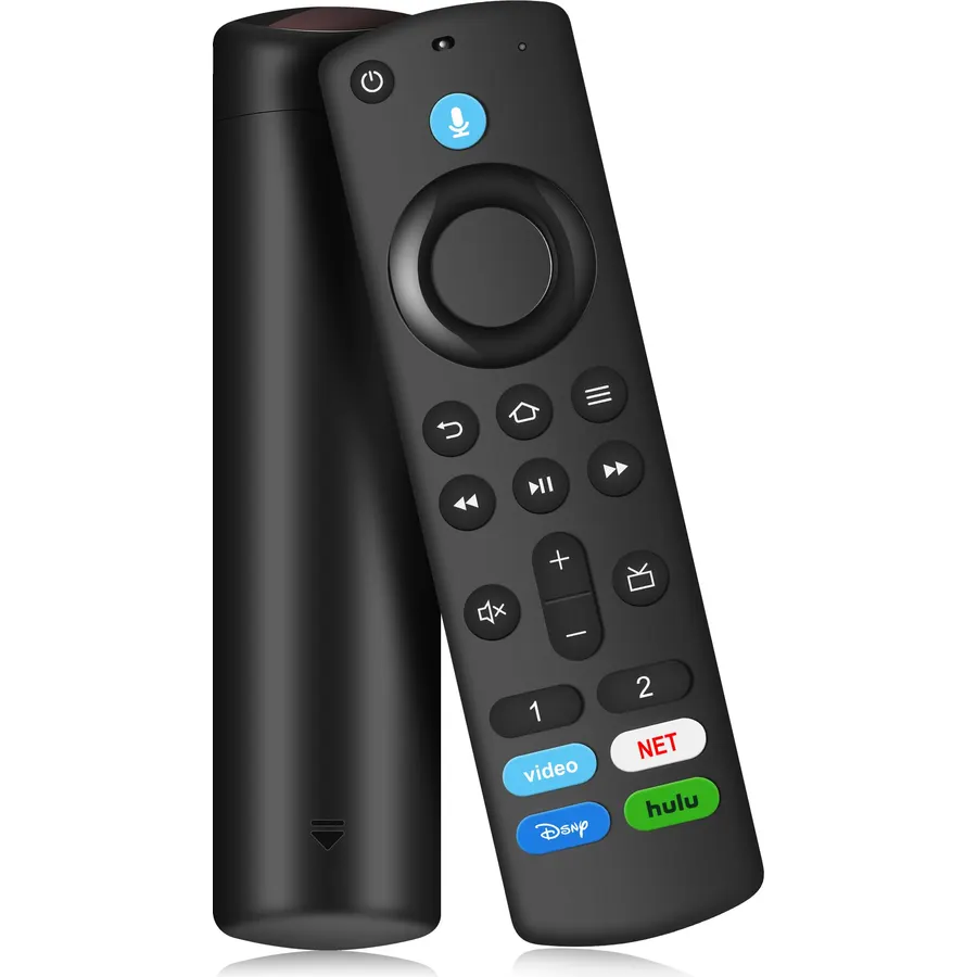 Replacement Voice Remote Control Compatible with Fire Smart TV Stick(2nd Gen/3rd Gen/Lite/4K Max/Cube/HD), TV Stick 4K(1st/2nd Gen), Smart TVs 3rd Gen N0t for Samsung/ROKU-TVs Multi Color Buttons