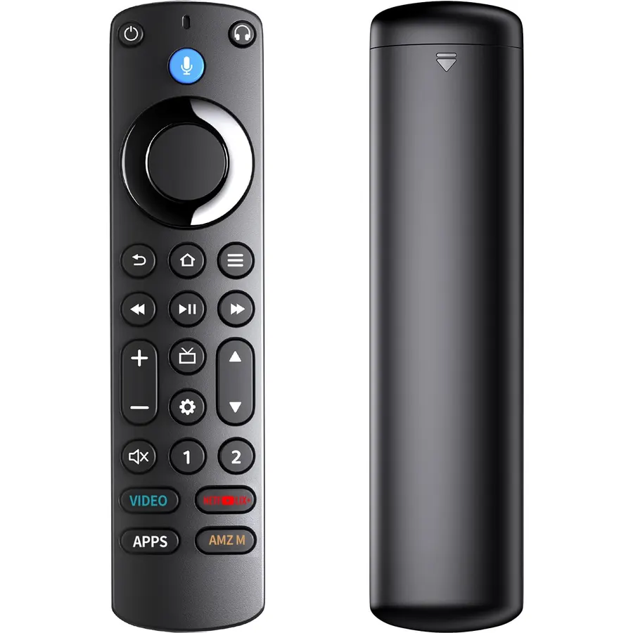 Replacement Voice Remote Pro for AMZ Smart TV Stick/TV Stick 4K/4K Max/AMZ Omni 2/4 Series, Including Remote Finder, Program Customizable Buttons and Dedicated Headphone Function