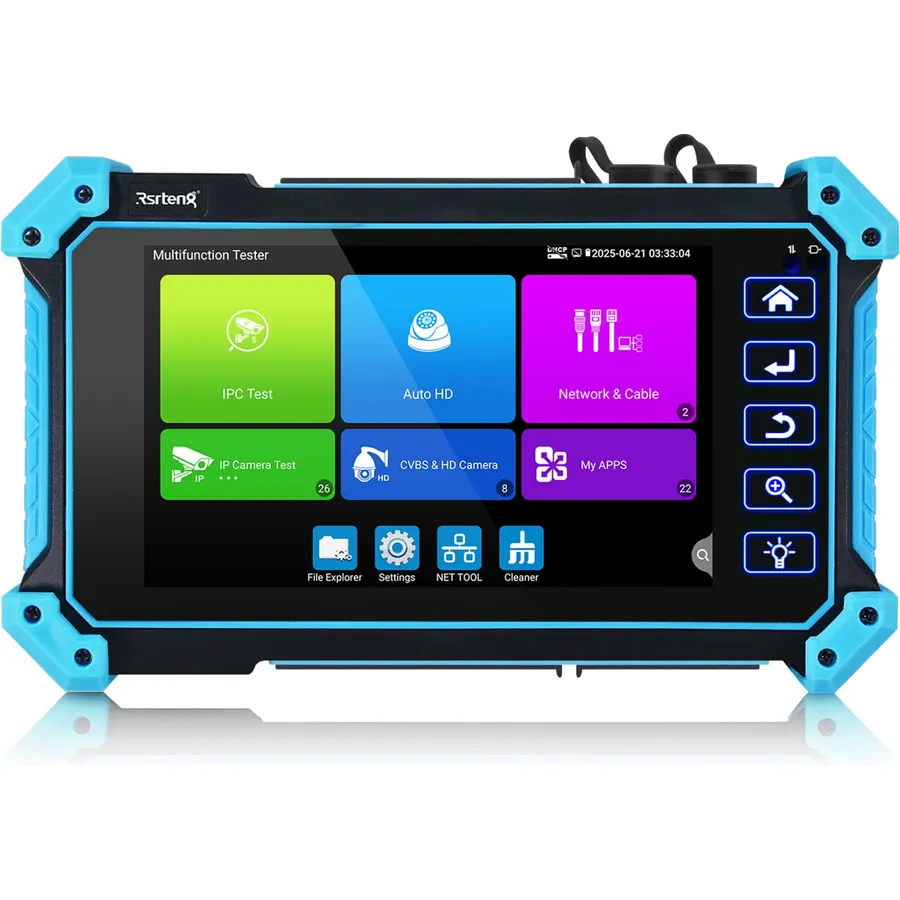 Upgraded 8K IP Camera Tester with PoE IPC-5100 Plus