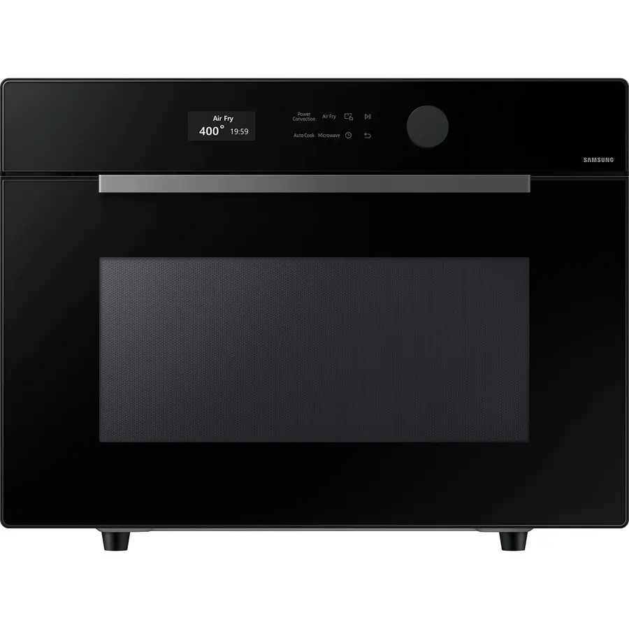 SAMSUNG 1.2 cu. ft. Countertop Convection Microwave with Air Fry, Black Glass, MC12DB8700CKAA
