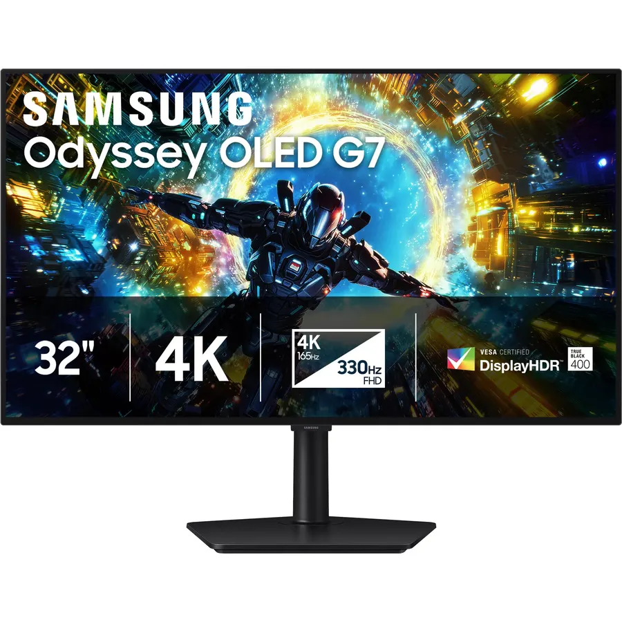 Samsung 32" Odyssey OLED G7 (G73SH) Series Gaming Monitor, 4K Resolution
