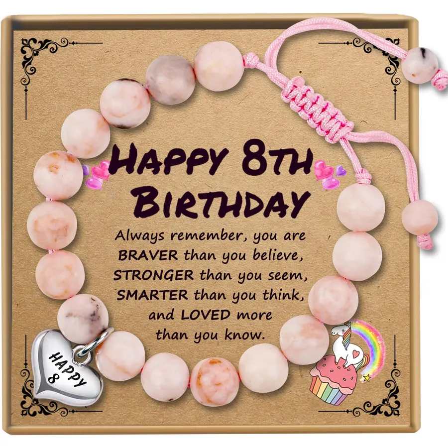 Sereney Birthday Gifts for Girls, 1-16 Year Old Girl Birthday Bracelet Gift