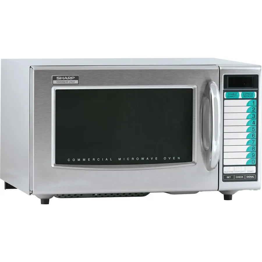 Sharp Medium-Duty Commercial Microwave Oven (15-0429) R-21LVF1 Cubic Feet
