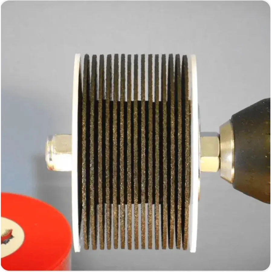 Sharp Pog Drill Operated Multi-Tool Blade Sharpener