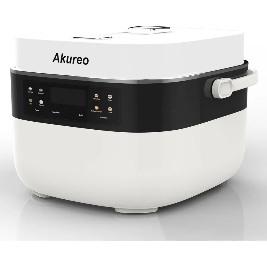 Smart Rice Cooker 3L, 6-Cup, Fuzzy Logic, Ceramic Non-Stick, Keep Warm