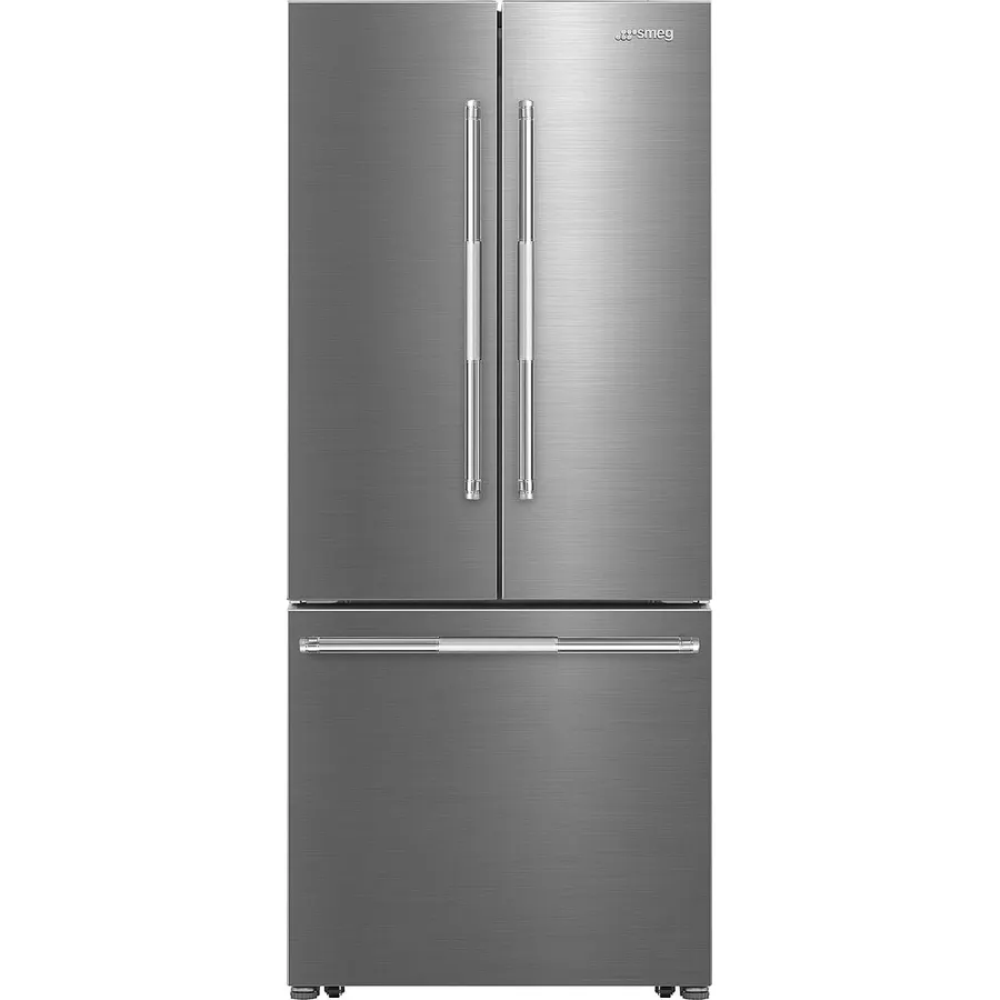 Smeg FD30UXI 30" French Door Stainless Steel Free Standing Refrigerator