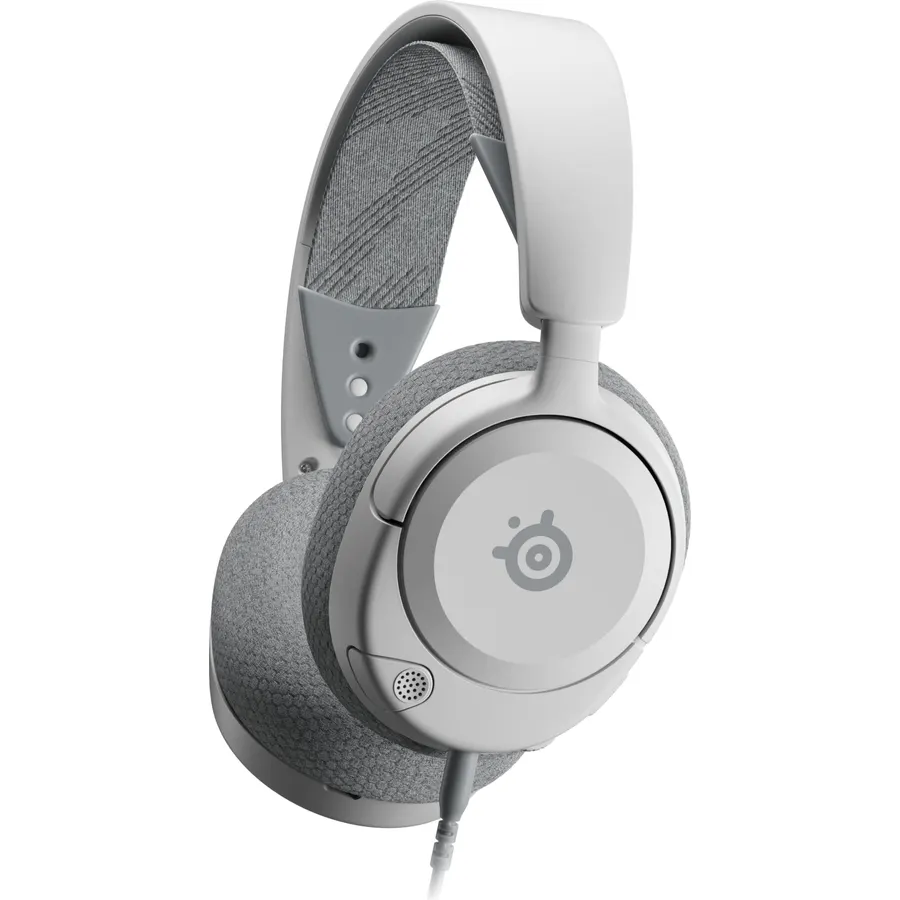 SteelSeries Arctis Nova 1 Multi-System Gaming Headset — Hi-Fi Drivers — 360° Spatial Audio — Comfort Design — Durable — Ultra Lightweight — Noise-Cancelling Mic — PC, PS5/PS4, Switch, Xbox - White
