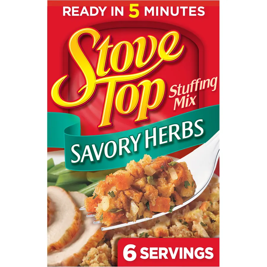 Stove Top Stuffing Mix, Savory Herbs, 6 oz Box