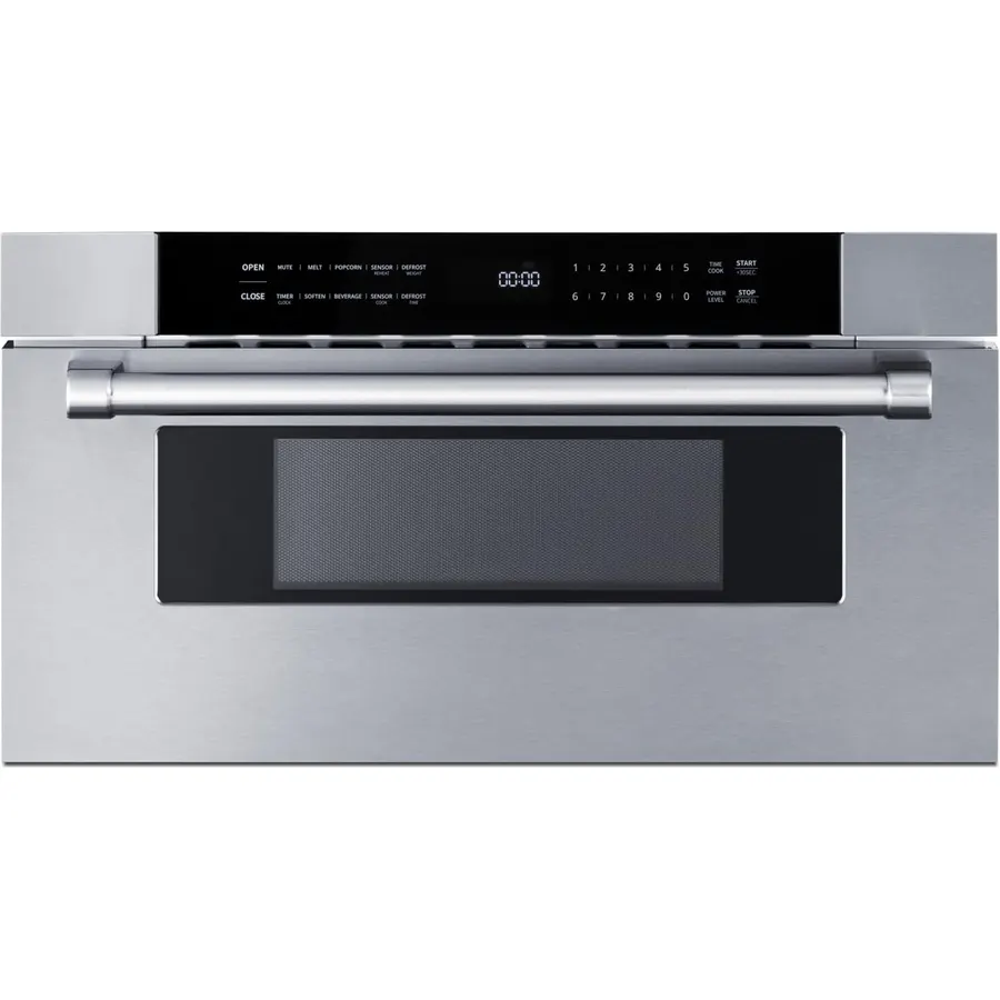 Summit 30" Drawer Microwave, Black - MDR30SS