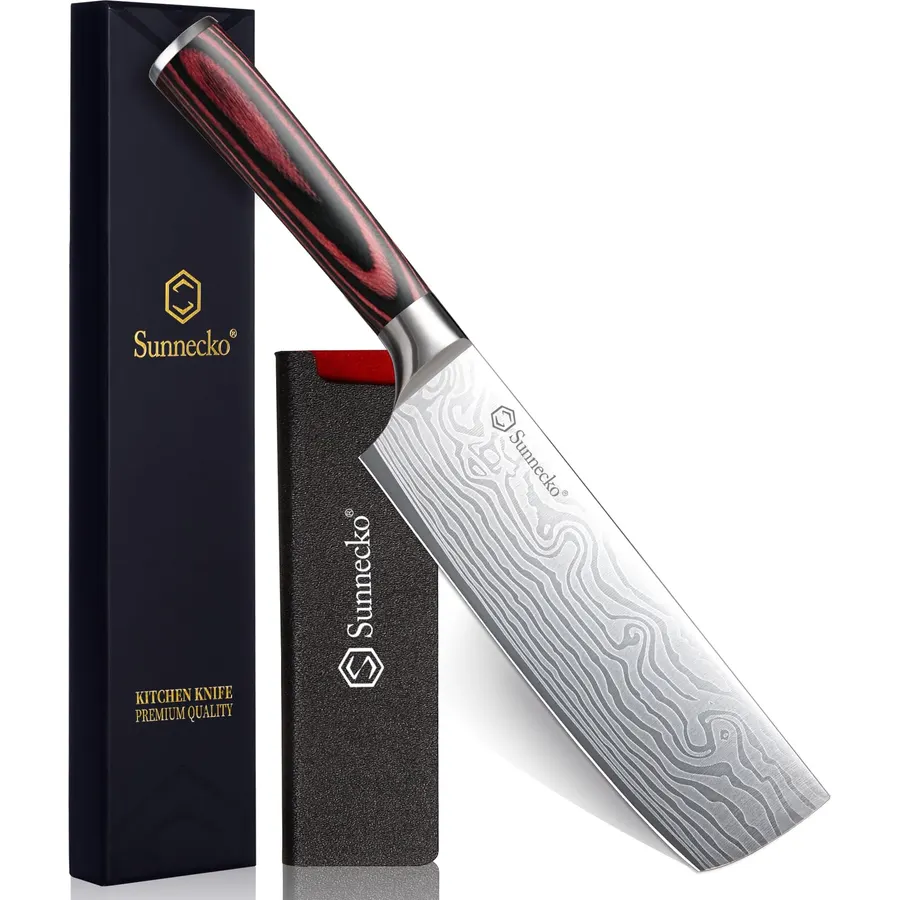 Sunnecko Chef Knife & Nakiri Knife