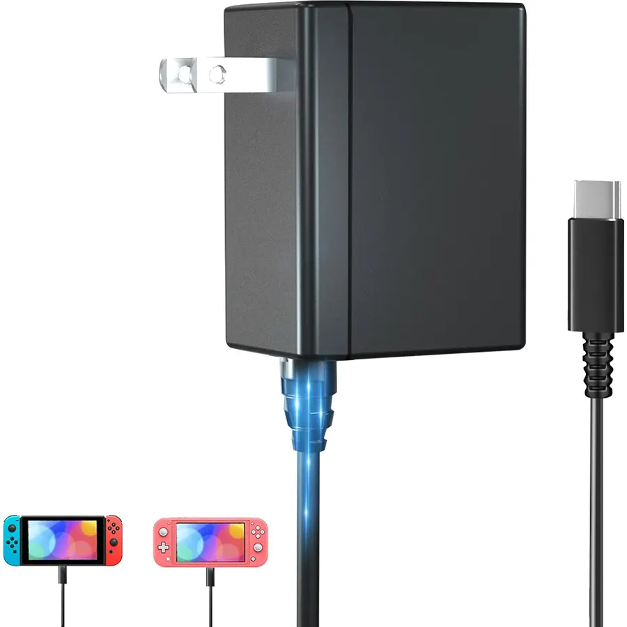 Switch Charger for Nintendo, AC Power Supply Adapter for Nintendo Switch