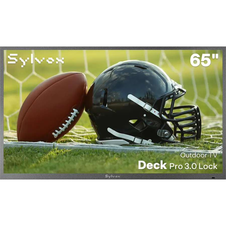 SYLVOX 65" Outdoor TV, 4K HDR 10, Dolby Atmos, Anti-Theft Lock Interface