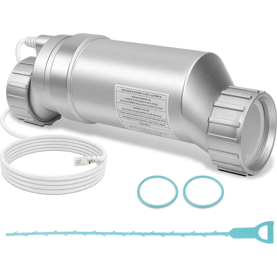 Salt Cell T-3 Upgrade Replacement Fit for Hayward W3T-Cell-3 BL1T3H AquaRite AquaTrol & More, Up to 15,000 Gallons Pool Salt Turbo Cell Chlorinator Generator