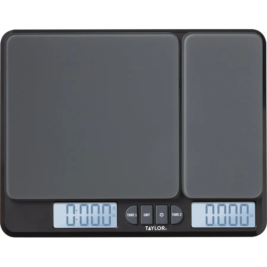 Taylor Bamboo Digital Backlit Kitchen Scale - 15 lb Max Capacity