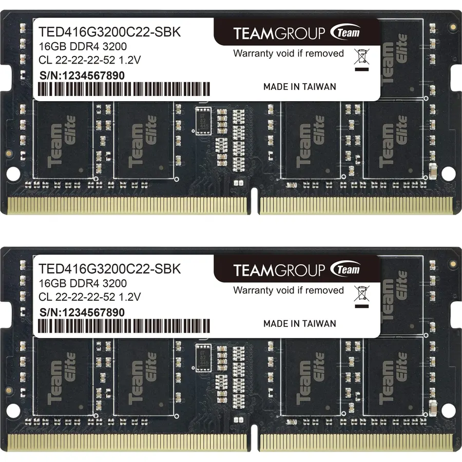 Acclamator DDR4 RAM 16GB Kit (2x8GB) 3200MHz PC4-25600 CL22 1.2V SODIMM