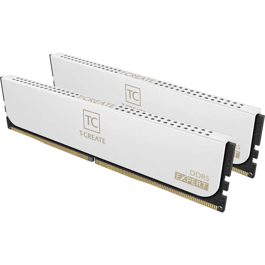 TEAMGROUP T-Create Expert CL30 Overclocking 10L DDR5 32GB Kit (2 x 16GB) 6000MHz (PC5-48000) Intel XMP 3.0 & AMD EXPO Compatible Desktop Memory Module Ram Black - CTCED532G6000HC30DC01
