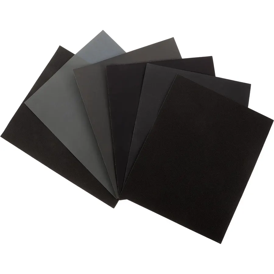 TEHAUX Headlight Restoration Kit with Sandpaper for Automotive Plastic Trim
