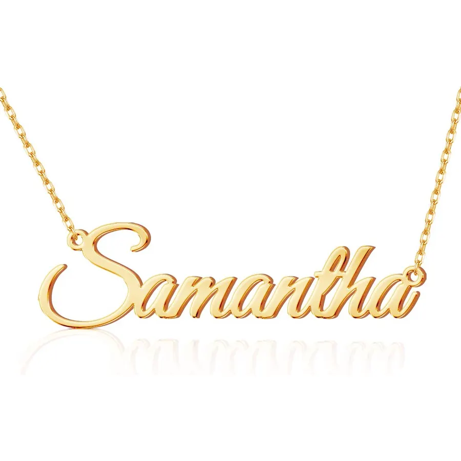 Elemtansy Mothers Day Custom Name Necklace for Women, Multiple Name Personalized 18K Gold Plated Handmade Family Necklace, Customized Jewelry Birthday Gift for Mom